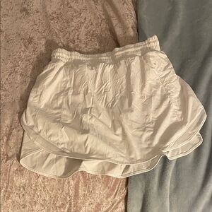 Lululemon White Layered tennis Skirt